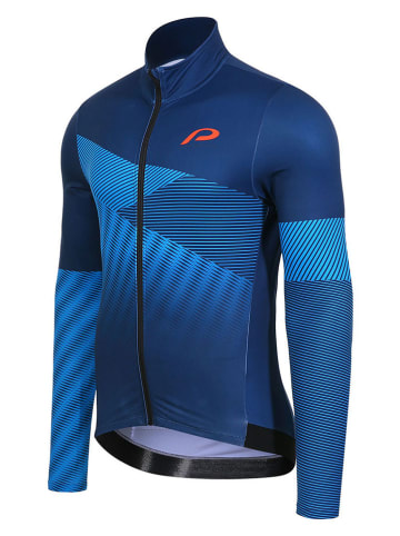 Protective Fahrradtrikot "Straight Edge" in Blau