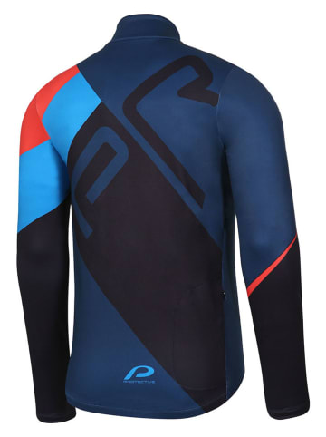 Protective Koszulka kolarska "Henry Lee" w kolorze niebiesko-czerwonym