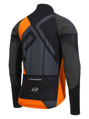 Protective Fahrradtrikot "Stain" in Grau/ Orange
