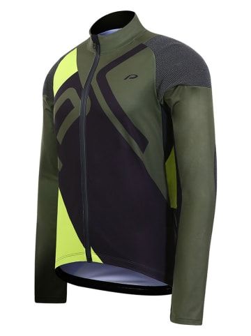 Protective Fahrradtrikot "Stain" in Khaki/ Dunkelblau/ Grün