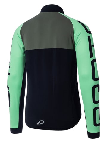 Protective Koszulka kolarska "7 Days" w kolorze oliwkowo-zielono-granatowym