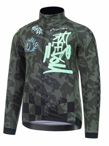 Protective Fietsshirt "Jack Up" kaki/meerkleurig