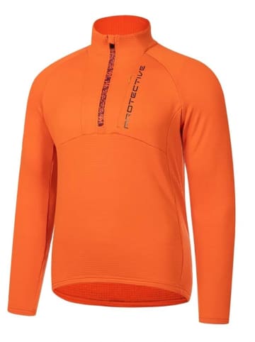 Protective Koszulka kolarska "Stormy Life" w kolorze pomarańczowym