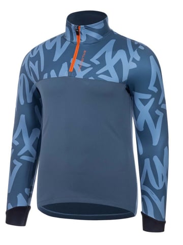 Protective Fietsshirt "Fire Tank" blauw