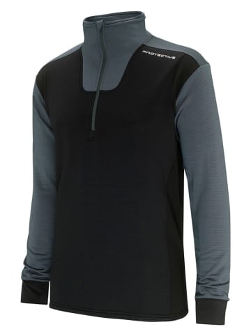 Protective Fietsshirt "P-Math" grijs/zwart