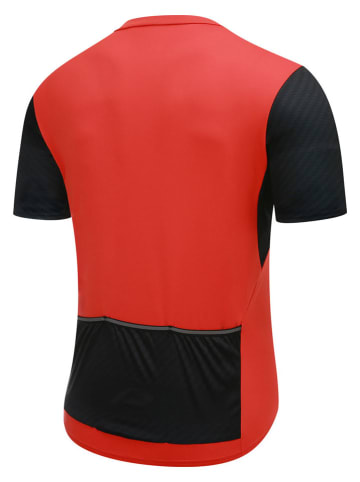 Protective Fietsshirt "Move" rood/zwart