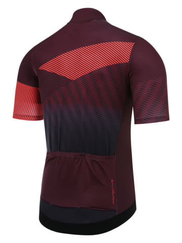 Protective Fietsshirt "Light it up" bordeaux