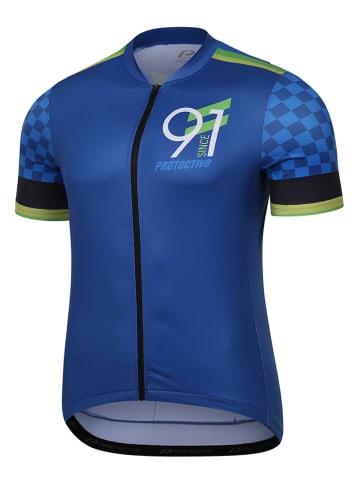 Protective Fietsshirt "Hell Yeah" blauw