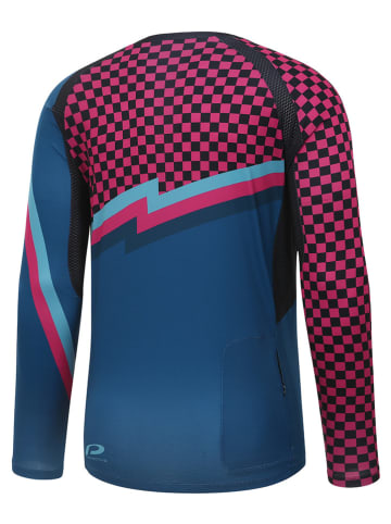 Protective Functioneel shirt "King of vert" petrol/roze