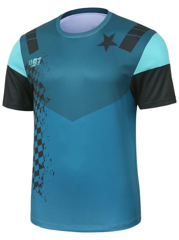 Protective Fietsshirt "Fast Gun" petrol