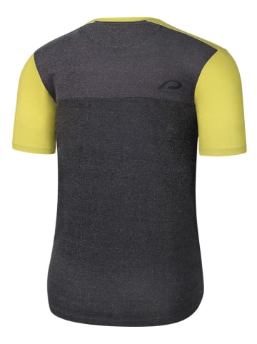 Protective Functioneel shirt antraciet/geel