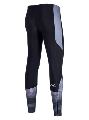 Protective Legginsy funkcyjne "Motion" w kolorze czarno-błękitnym