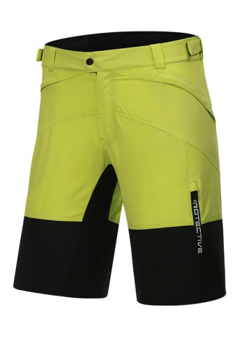 Protective Bermudy funkcyjne "Bounce" w kolorze zielono-czarnym