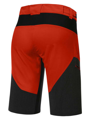 Protective Szorty kolarskie "Life is wild" w kolorze czarno-czerwonym