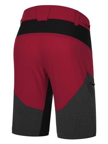 Protective Szorty kolarskie "Life is Wild" w kolorze bordowo-czarnym