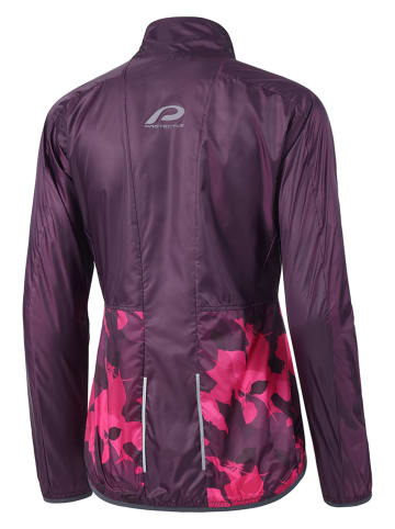 Protective Fahrradjacke "Rise up Flower" in Lila