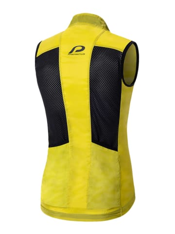 Protective Functionele bodywarmer geel/zwart