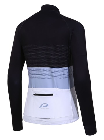 Protective Fietsshirt "Ride Day" zwart/paars/wit