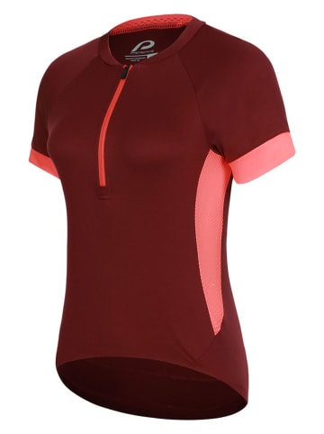 Protective Fahrradtrikot "Heart and Mind" in Bordeaux