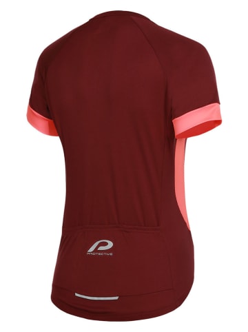 Protective Fahrradtrikot "Heart and Mind" in Bordeaux