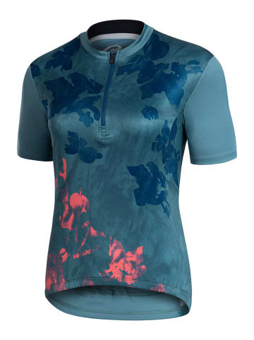 Protective Fahrradtrikot "Luckleaf" in Petrol