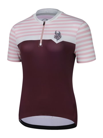 Protective Koszulka kolarska w kolorze czerwono-jasnoróżowym