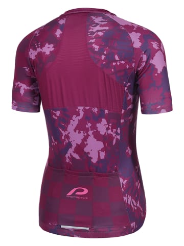 Protective Koszulka kolarska "Blueberry" w kolorze czerwonym