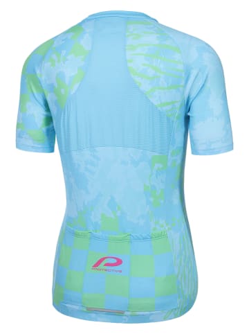 Protective Koszulka kolarska "Blueberry" w kolorze błękitnym