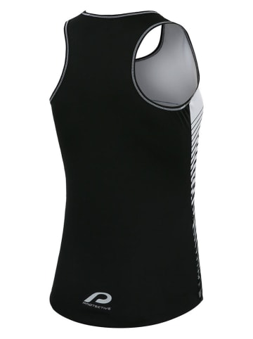 Protective Functionele top "Roses for me" zwart/wit