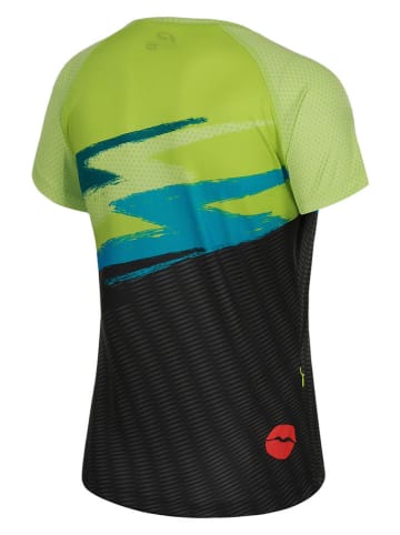 Protective Fietsshirt "On Acid" antraciet/groen