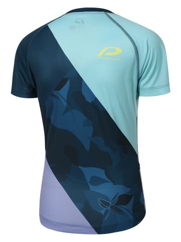 Protective Fietsshirt "Sixty Forty" blauw/lichtblauw/groen