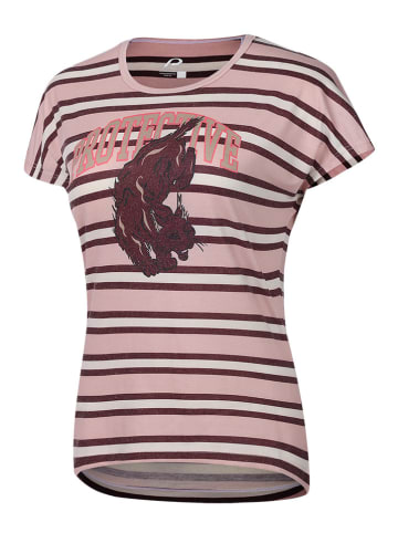 Protective Fahrradshirt in Rosa/ Creme