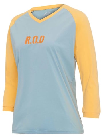 Protective Funktionslongsleeve "Applejack" in Hellblau/ Gelb