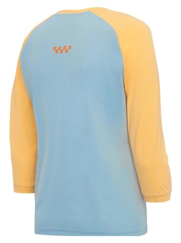 Protective Funktionslongsleeve "Applejack" in Hellblau/ Gelb