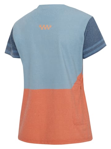 Protective Funktionsshirt in Orange/ Hellblau