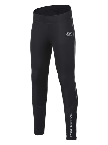 Protective Legginsy sportowe "Woodland" w kolorze czarnym