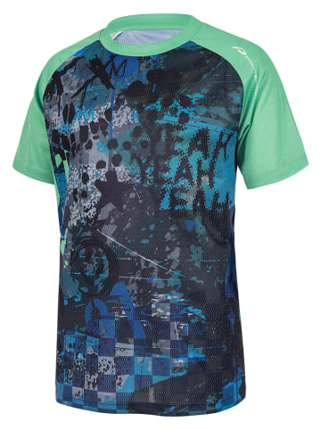 Protective Fietsshirt "Trashion" donkerblauw/groen