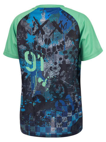 Protective Fahrradshirt "Trashion" in Dunkelblau/ Grün