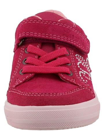 Lurchi Skórzane sneakersy "Barby" w kolorze różowym