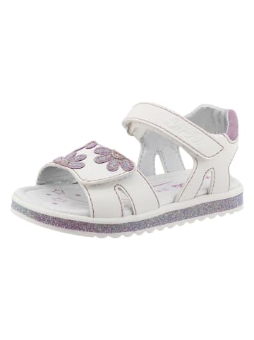 Lurchi Sandalen "Candy" in Weiß/ Lila