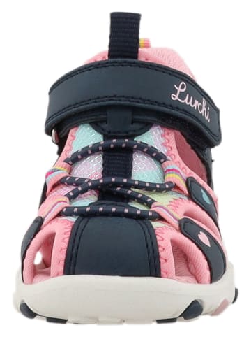 Lurchi Halbsandalen "Nala" in Dunkelblau/ Rosa