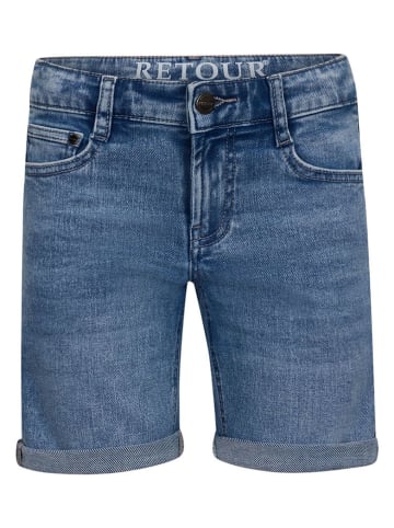 Retour Spijkershort "Loek" blauw