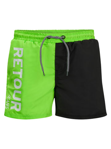 Retour Zwemshort "Renzo" groen/zwart