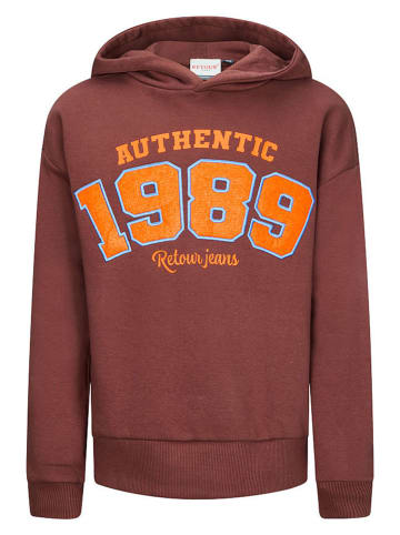 Retour Hoodie "Roy" in Braun