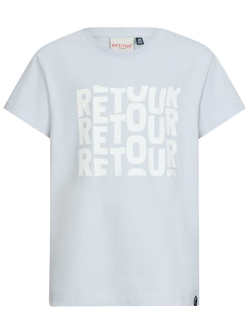 Retour Shirt "Gidion" lichtblauw