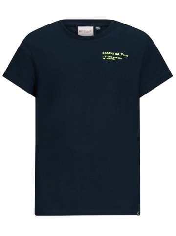 Retour Shirt "Elwin" donkerblauw