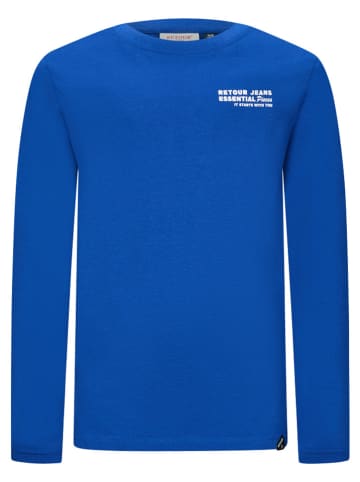 Retour Longsleeve "Kjell" in Blau