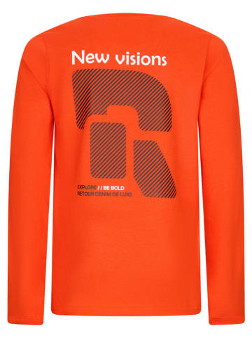 Retour Longsleeve "Florian" in Orange