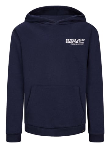 Retour Hoodie "Czar" in Dunkelblau