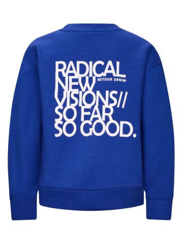 Retour Sweatshirt "Hakar" blauw